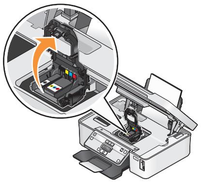DELL V313W - REMOVE AND REINSERT THE PRINTHEAD - 1