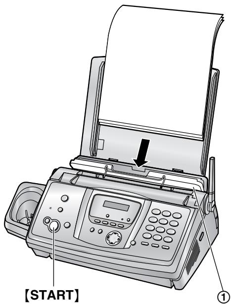 PANASONIC KX-FP 215 G-S - Si le papier d'enregistrement n'a pas été correctement introduit dans l'appareil - 1