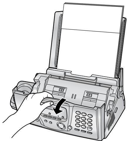 PANASONIC KX-FP 215 G-S - Lorsque le papier d'enregistrement a occasionné un bourrage dans l'appareil - 1