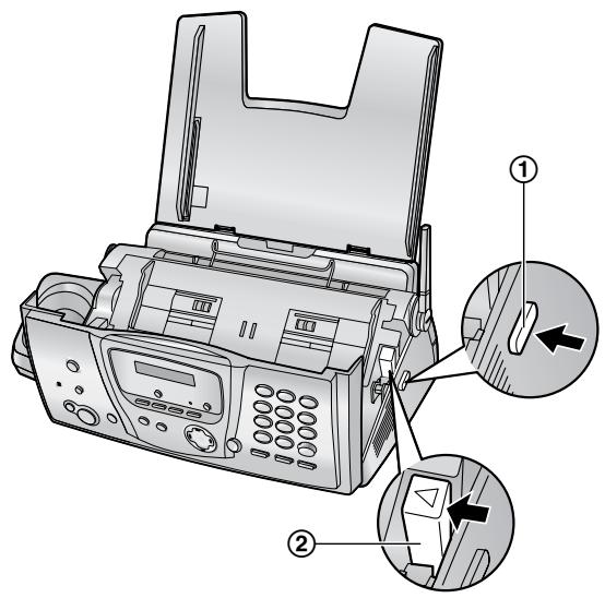 PANASONIC KX-FP 215 G-S - Nettoyage de la tête thermique - 2