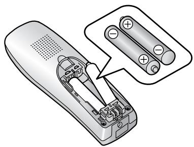 PANASONIC KX-FP 215 G-S - Installation des batteries - 1