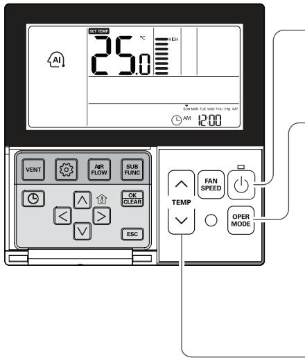 LG CQ09.NA0  -  CQ12.NA0 - Fonctionnement standard - mode fonctionnement automatique - 1