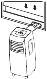 PROLINE PAC8290 - Installation du tuyau d'évacuation sur la barre coulissante - 6