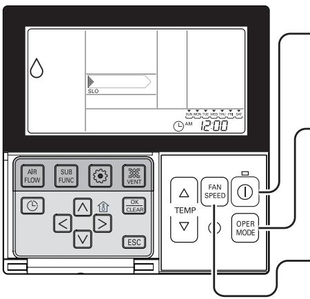 LG MU4M25.U44  -  MU4M27.U44 - Fonctionnement standard - mode déshumidification - 1
