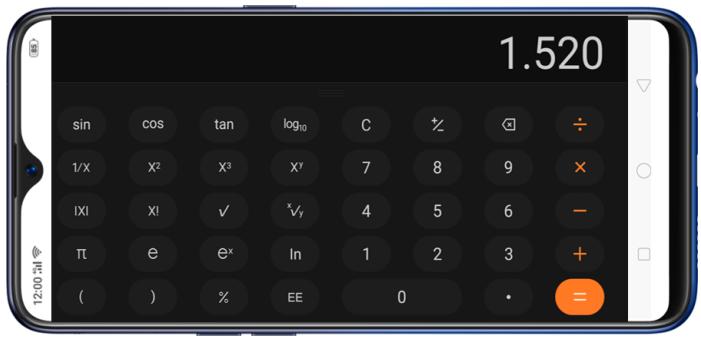 OPPO AX 7 - Calculatrice - 8