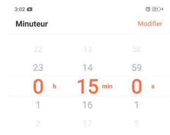 OPPO AX 7 - Personnalisation de la minuterie - 27