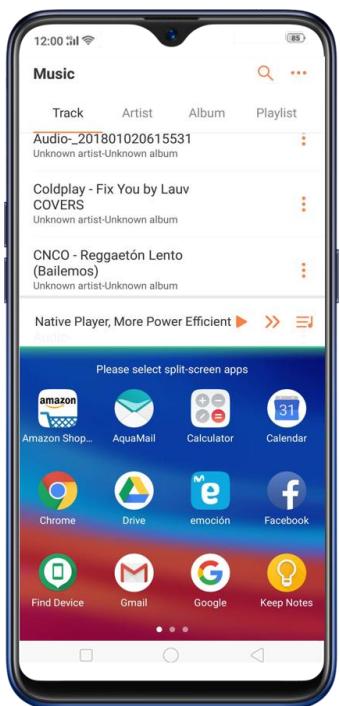 OPPO AX 7 - Écran partagé - 8