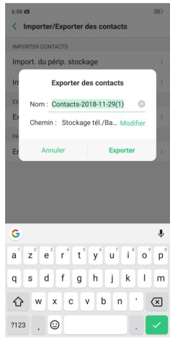 OPPO AX 7 - Modifier et supprimer un contact - 6
