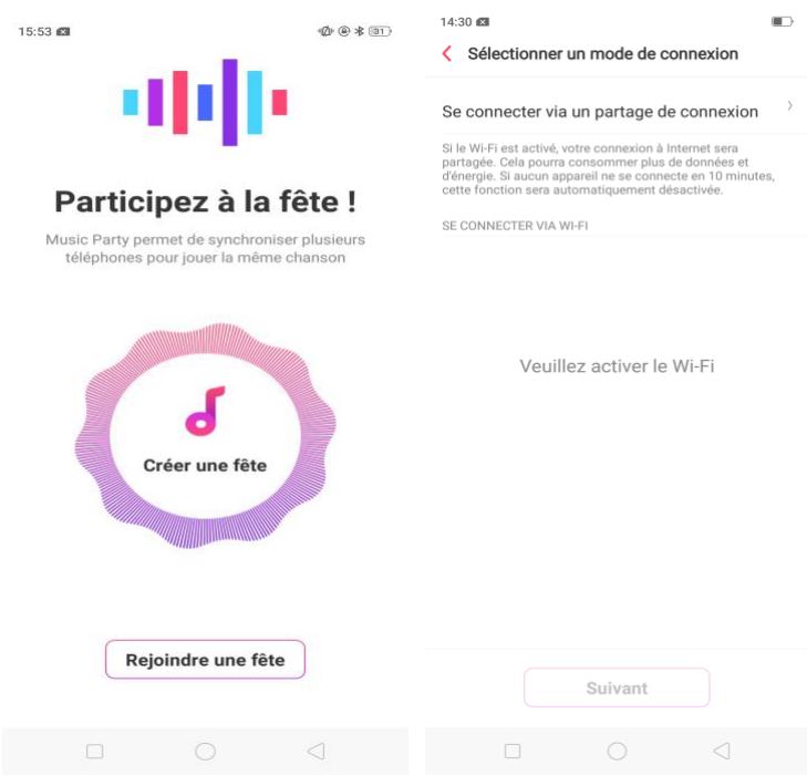 OPPO AX 7 - Créer une fête - 1