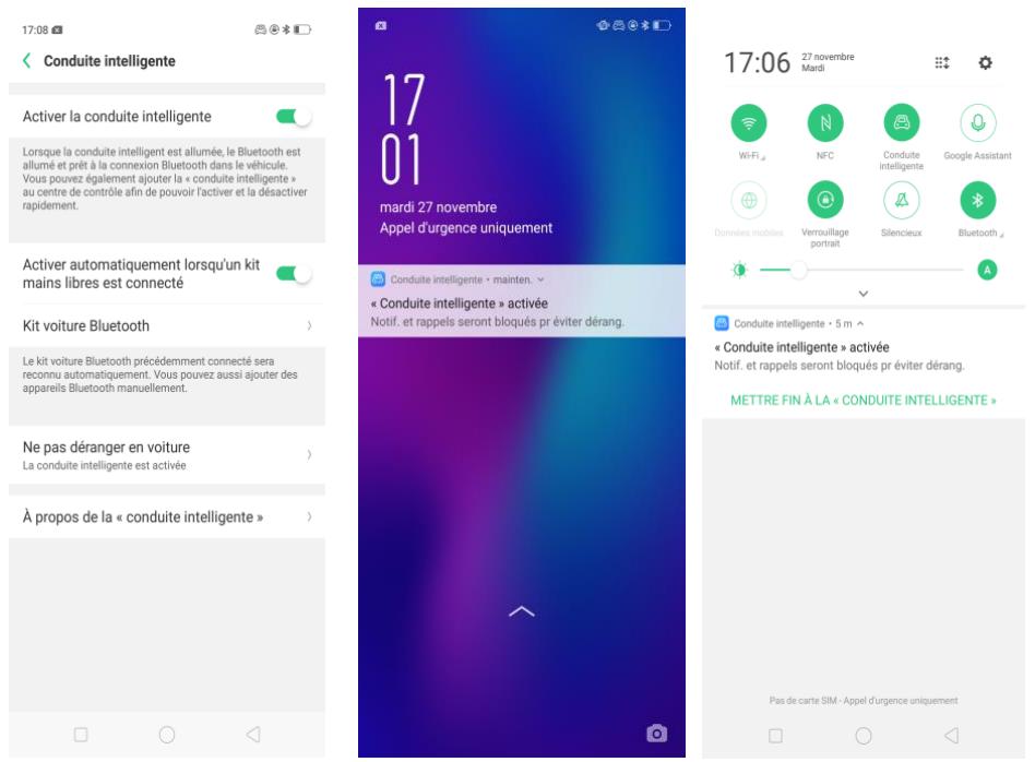 OPPO AX 7 - Conduite intelligente - 1