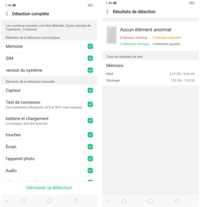 OPPO AX 7 - Détection de problèmes courants - 2