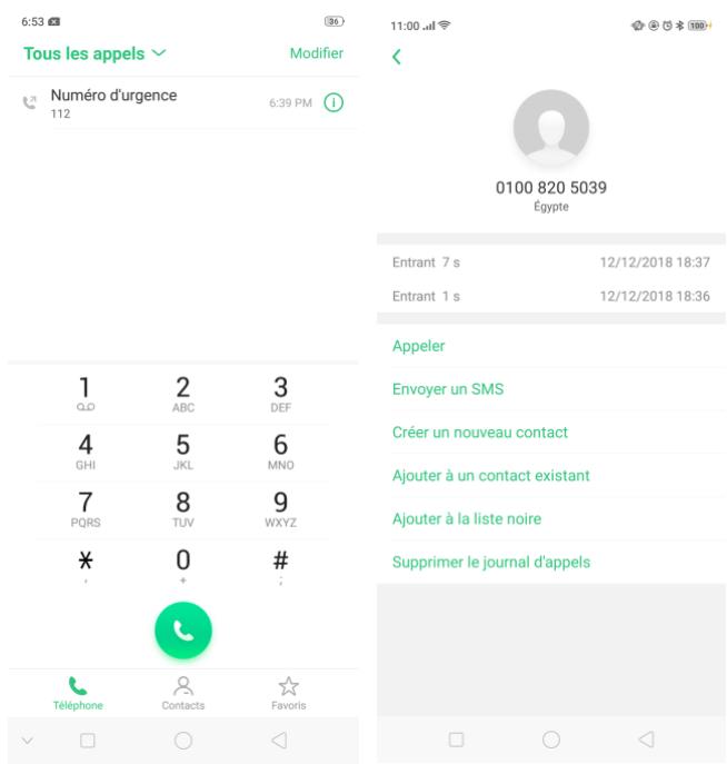 OPPO AX 7 - Ajouter un contact - 4