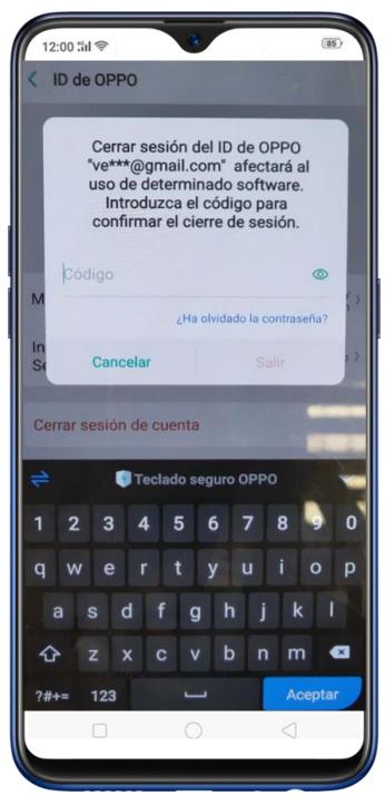 OPPO AX 7 - Identifiers OPPO ID - 20