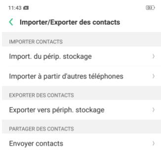 OPPO AX 7 - Modifier et supprimer un contact - 5