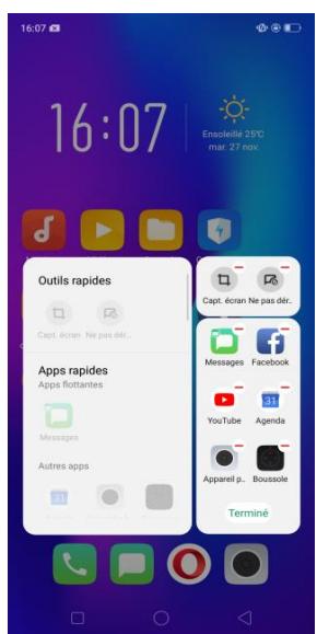 OPPO AX 7 - Gestion de la barre latérale intelligente - 4