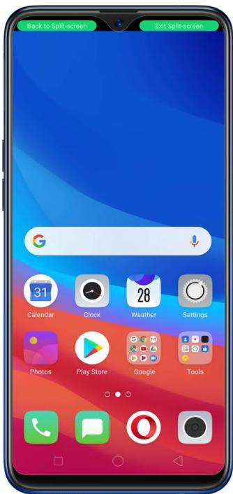 OPPO AX 7 - Écran partagé - 6