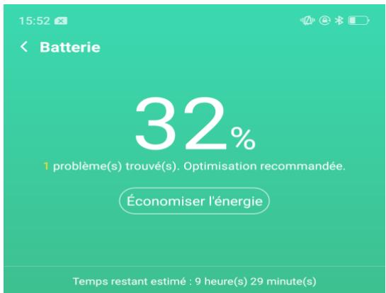 OPPO AX 7 - Autres fonctionnalités d'économie d'énergie - 11