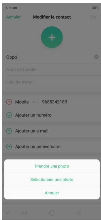 OPPO AX 7 - Modifier et supprimer un contact - 2