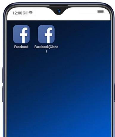 OPPO AX 7 - Applications de clonage - 2