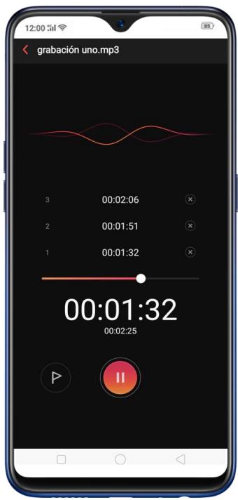 OPPO AX 7 - Enregistreur - 11