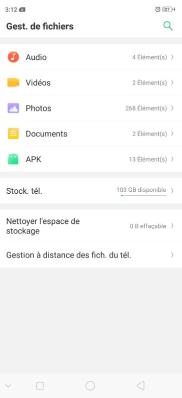 OPPO AX 7 - Navigation rapide dans les fichiers - 1