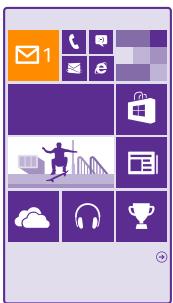 MICROSOFT LUMIA 535 - Ouvrir l'e-mail depuis l'écran d'accueil - 1
