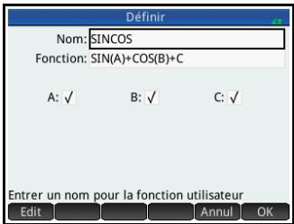HP NW249AA GRAPHIQUE 39GII - Création de vos propres fonctions - 3