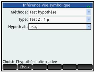 HP NW249AA GRAPHIQUE 39GII - Sélection de la méthode inférantelle - 3