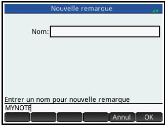 HP NW249AA GRAPHIQUE 39GII - Pour créer une remarque dans le catalogue de remarques - 4
