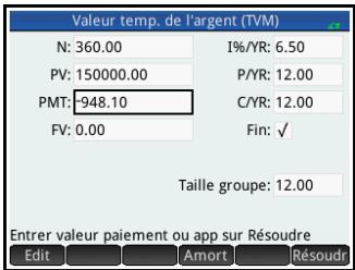 HP NW249AA GRAPHIQUE 39GII - Pour calculer les amortissements : - 1