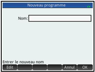 HP NW249AA GRAPHIQUE 39GII - Création d'un nouveau programme - 1