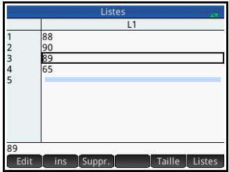 HP NW249AA GRAPHIQUE 39GII - Pour modifier une liste - 4