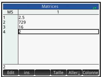 HP NW249AA GRAPHIQUE 39GII - Résolution de systèmes d'équations linéaires - 1