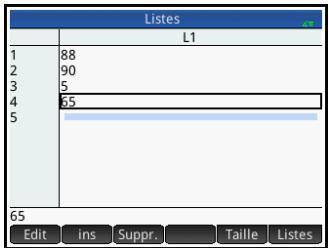 HP NW249AA GRAPHIQUE 39GII - Pour modifier une liste - 6