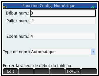 HP NW249AA GRAPHIQUE 39GII - Opérations courantes de la vue configuration numérique - 1
