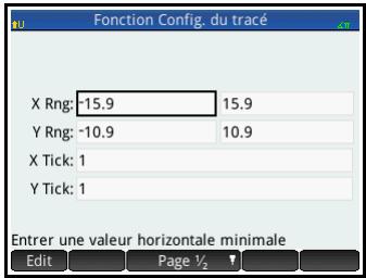 HP NW249AA GRAPHIQUE 39GII - Configuration de la vue graphique - 1
