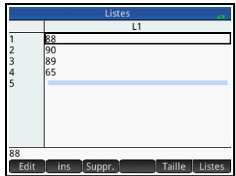 HP NW249AA GRAPHIQUE 39GII - Pour modifier une liste - 3