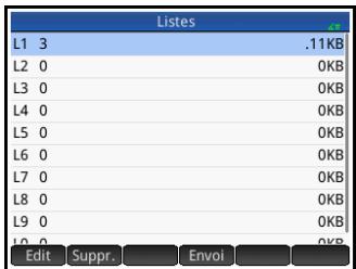 HP NW249AA GRAPHIQUE 39GII - Pour modifier une liste - 2
