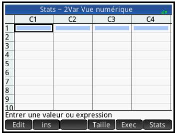 HP NW249AA GRAPHIQUE 39GII - Ouverture de l'application stats - 2VAR - 1