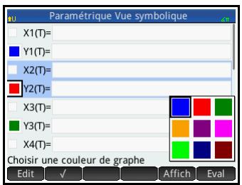 HP NW249AA GRAPHIQUE 39GII - Sélection d'une couleur pour les tracés - 1