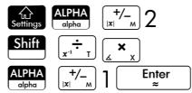 HP NW249AA GRAPHIQUE 39GII - Résolution de systèmes d'équations linéaires - 7