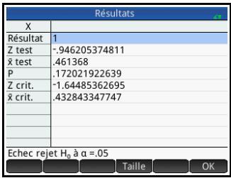 HP NW249AA GRAPHIQUE 39GII - Affichage des résultats du test - 1