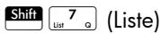 HP NW249AA GRAPHIQUE 39GII - Pour modifier une liste - 1