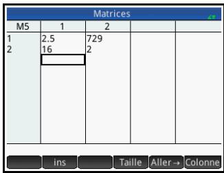 HP NW249AA GRAPHIQUE 39GII - Arithmétique de matrice - 1