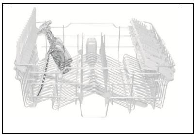 TEKA DW1 605 FI - LOADING THE UPPER BASKET - 6