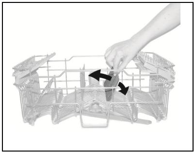 TEKA DW1 605 FI - LOADING THE UPPER BASKET - 8