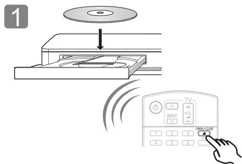 PANASONIC UB 450  -  UB450 - ÉTAPE 4 : Lecture d'un disque - 1