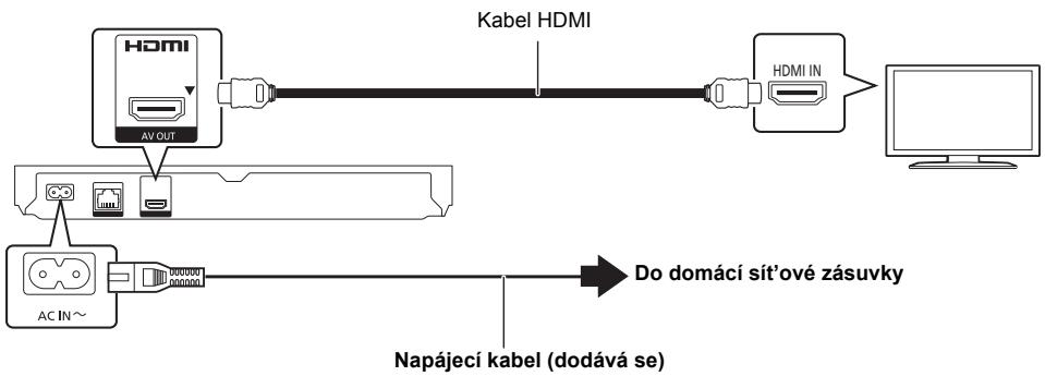 PANASONIC UB 450  -  UB450 - KROK : Připojení k TV - 1