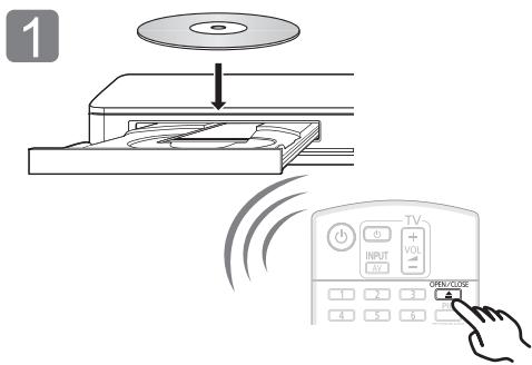 PANASONIC UB 450 - UB450 - STEG 4 : Att spela en skiva - 1