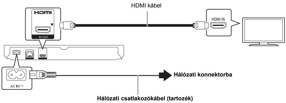 PANASONIC UB 450 - UB450 - LÉPÉS : TV csatlakoztatása - 1